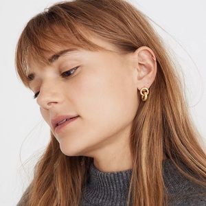 3 for $20 - Madewell Gold Double Link Earrings